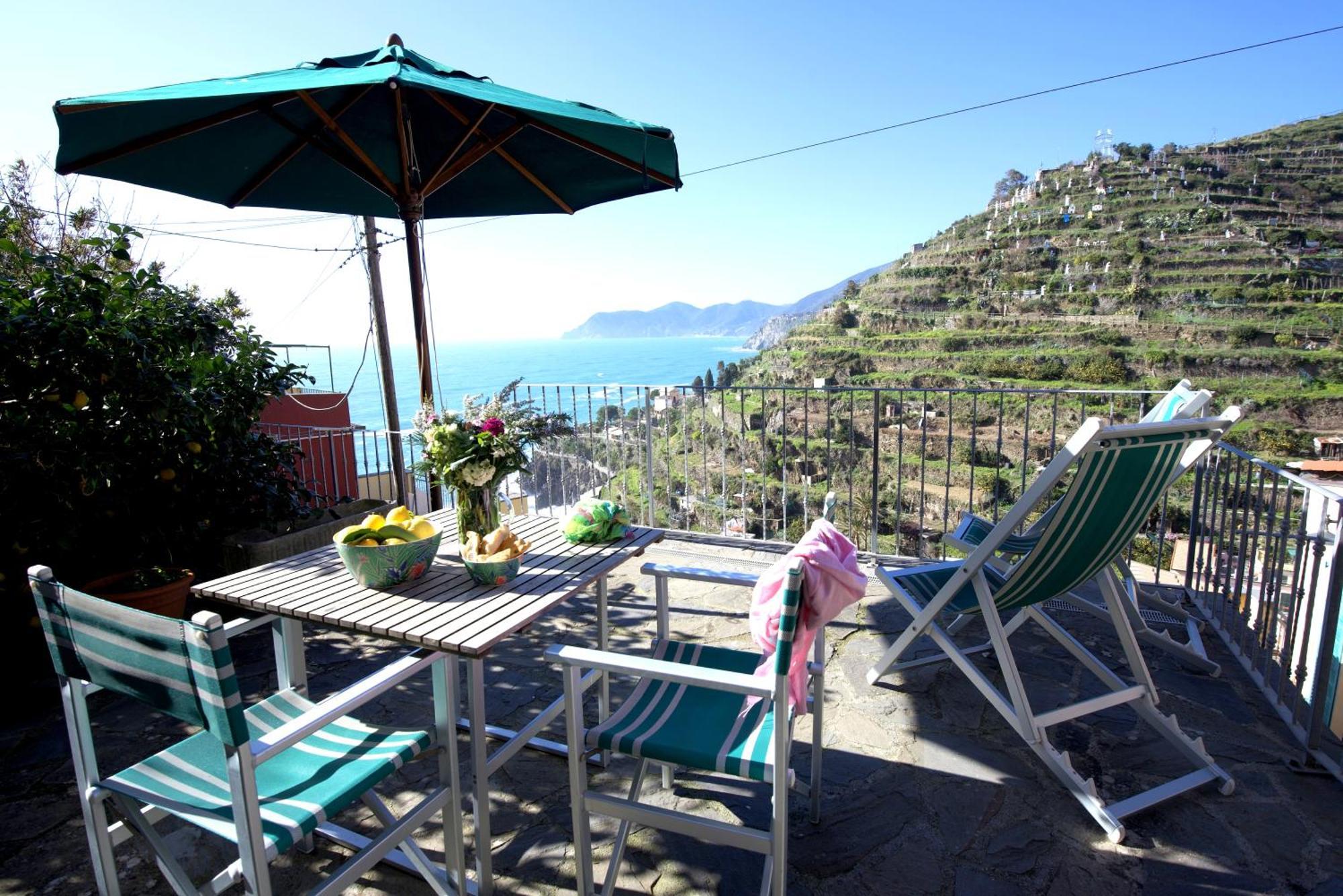 Aria Di Mare, Manarola - Camere Con Vista Mare! Екстер'єр фото